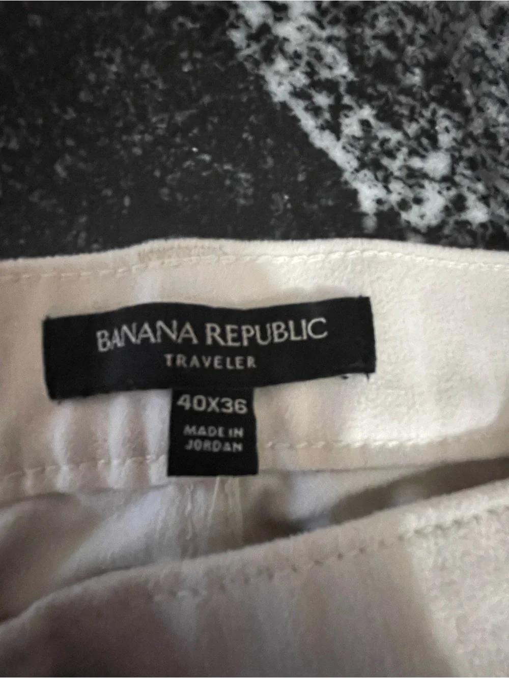 Banana Republic Men's Traveler Skinny Fit Cream Jeans